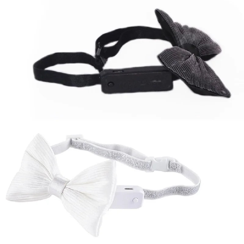 Lumisonata Music Festival Led Light Up Tie Glow In The Dark Rechargeable Luminous Ties Club Party Disco Wedding Bow Tie